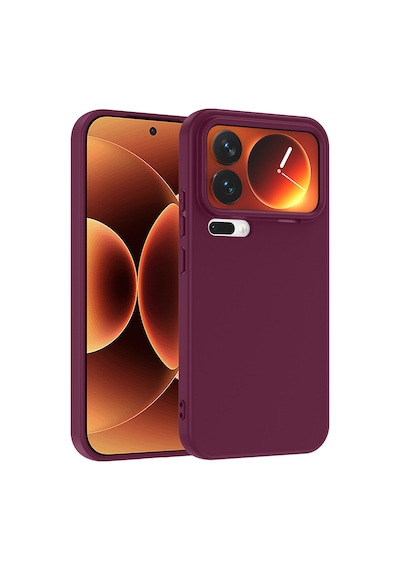 Teleplus Xiaomi 17 Pro Max Kılıf Kamera Korumalı İçi Kadife Mara Lansman Silikon