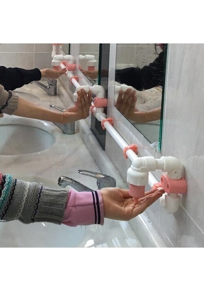 Merkezi Sistem Depolu Sabunluk 2musluklu Sistem alttan Basmalı
