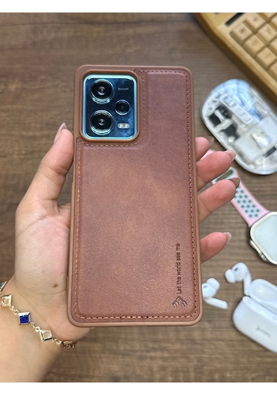 Samsung Galaxy Note 20 Ultra Uyumlu Premium Deri Dokulu Darbelere Dayanıklı Nazal Silikon Kılıf Kahverengi Samsung Galaxy Note 20 Ultra Uyumlu Premium Deri Dokulu Darbelere Dayanıklı Nazal Silikon Kılıf Kahverengi