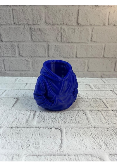 Dekoratif Lacivert Hoodie Kalemlik 10x10 Cm