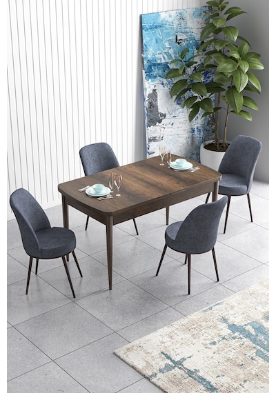 Canisa Han Serisi 70x114 Açılabilir Mdf Mutfak Masası Takımı Barok Desen Masa 4 Füme Sandalye Masa Barok Sandalyeler Füme Canisa Han Serisi 70x114 Açılabilir Mdf Mutfak Masası Takımı Barok Desen Masa 4 Füme Sandalye Masa Barok Sandalyeler Füme