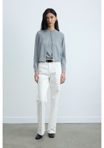 Suud Collection Gri Lea Triko Bluz