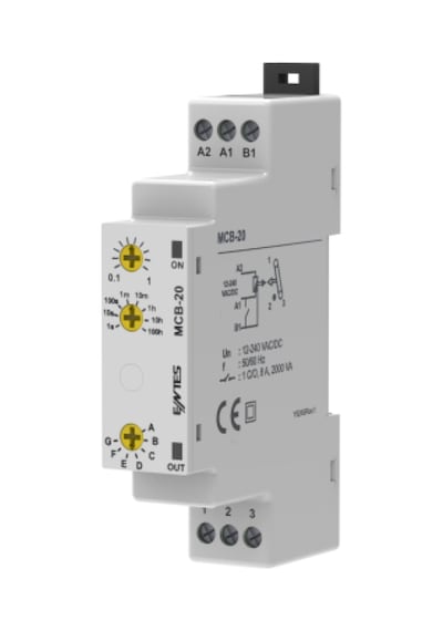 Entes M4897 Mcb 20 Dın1 12 240vac/dc Çok Fonsiyonlu Zaman Rölesi