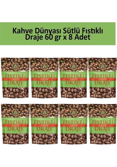 Kahve Dünyası Antep Fıstık Draje 8 x 60 G