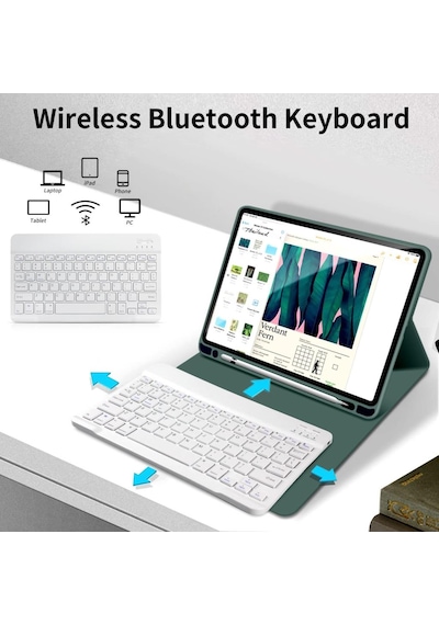 Huawei Honor Pad X9 11.5 İnç / X8 Pro Kılıf Kablosuz Klavyeli Case Mobax Türkçe Klavye Kılıf
