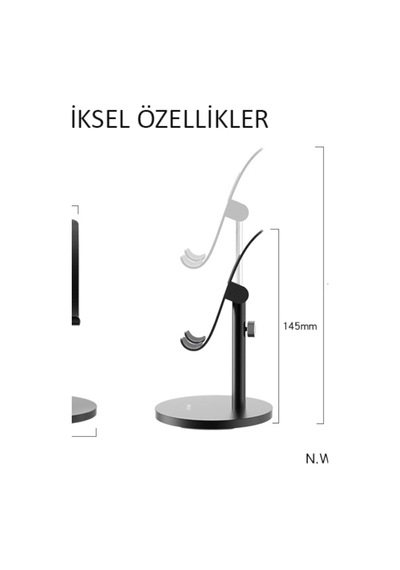 Mühlen Be095 Ayarlanabilir Ergonomik Alüminyum Telefon Ve Tablet Standı