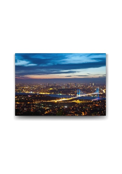 İstanbul Panorama Tablosu - 90x60cm 7/8 Yaş