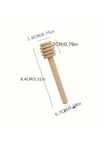 Ahşap Bal Ve Reçel Kaşığı 5'li Paket