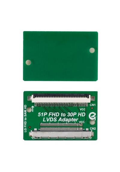 Lcd Panel Flexi Repair 51p Fhd To 30p Hd Lvds Lvds To Fpc Lg In Samsung Out Qk0806b Yeşil