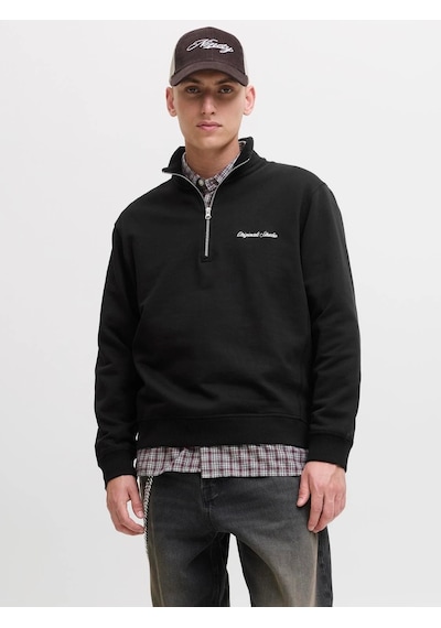Jack & Jones Jack&jones Jornorrebro Yarım Fermuarlı Dik Yaka Erkek Sweatshirt 12282899 Siyah Jack & Jones Jack&jones Jornorrebro Yarım Fermuarlı Dik Yaka Erkek Sweatshirt 12282899 Siyah