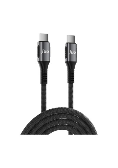 Ayrex Juo 240w 5a E-mark Çipli Örgülü Usb Pd Type-c To Type-c Hızlı Şarj Ve Data Kablosu 1 Metre Diğer