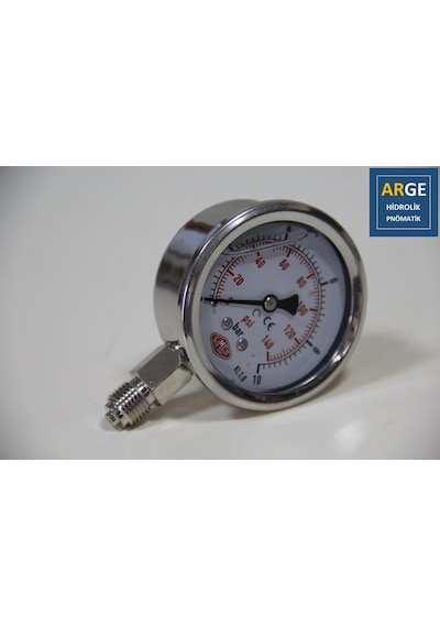 Simga Çap 63 0-10 Bar 1.6 Skl Gliserinli ALTtan Manometre