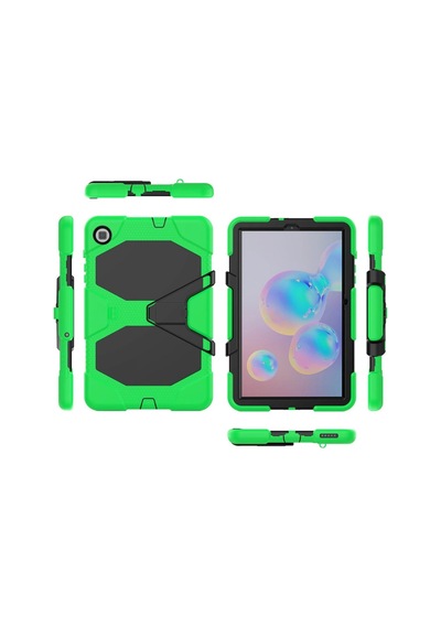 Samsung Galaxy T500 Tab A7 10.4 Kılıf Griffin Tablet Kapak - Yeşil Arka Kapak