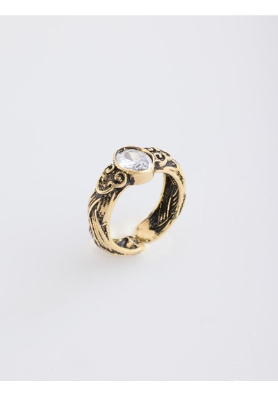 Jimmy Key Jimmy Key Altın Rengi Taşlı Vintage Yüzük 6sw487532150