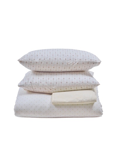 Doqu Home Boho Chic Spring Easy Cot-nevresim Takımı-tek-ravel Krem
