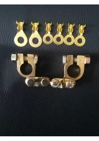 Akü Kutupbaşı Seti + ve - 6 ve 8 No Başlık