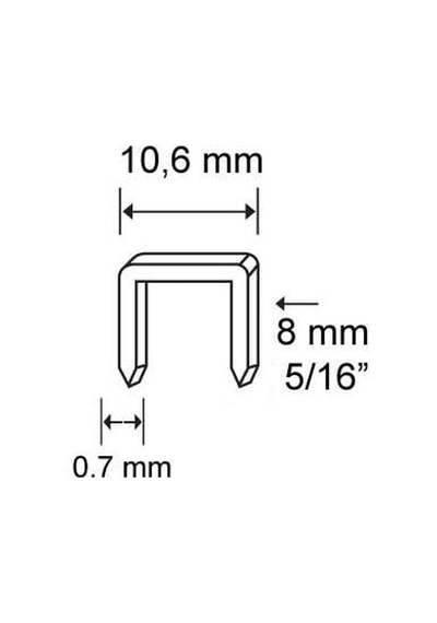 Zımba Teli 13/8 Mm Baytec -1 Paket