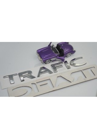 Renault Trafıc 3 Bagaj Krom Abs 3M 3D Yazı Logo Amblem