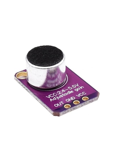 Max4466 Amplikatörlü Analog Elektet Mikrofon Sensör Ayarlanabilir Kazanç Kontrol Ses Algılayıcı