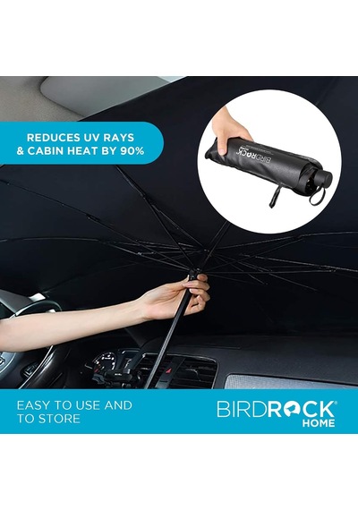 Araba Ön Camı Güneş Şemsiyesi - Katlanabilir Kılıf Ön Cam İçin Uv Bloğu, Suv, Kamyon Ve Sedan İçin Güneş Ko Genel