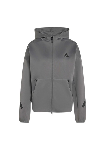 Adidas Z.n.e. Full-zip Kadın Gri Günlük Stil Eşofman Üstü Kf6331
