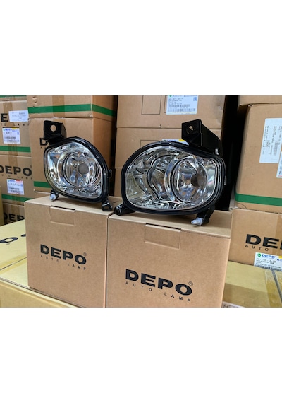 Toyota Avensis 2003-2006 Arası Depo Sağ Ve Sol Sis Farı Takım 81210-05060 / 81220-05060