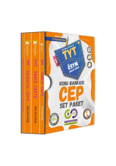 İnformal Yayınları 2024 Tyt Ösym Analiz Serisi Konu Bankası Cep Set Paket