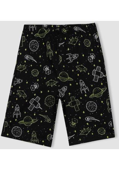Defacto Erkek Çocuk Baskılı Kısa Kollu Şort Pijama Takım Z9175a623smwt34 Beyaz Defacto Erkek Çocuk Baskılı Kısa Kollu Şort Pijama Takım Z9175a623smwt34 Beyaz