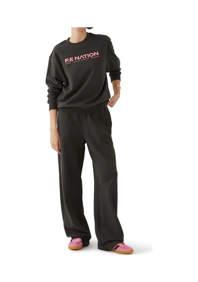 P.e Nation Şık Ve Rahat Sweatshirt Gri Melanj