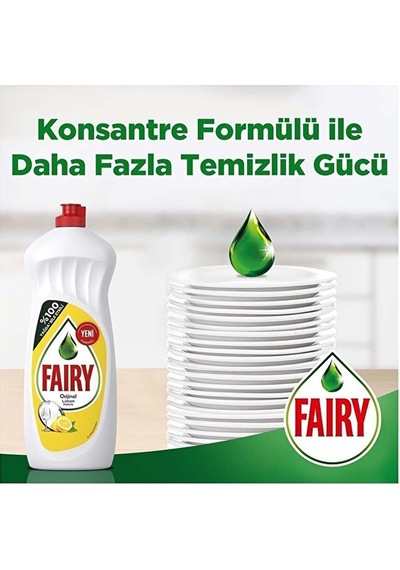 Fairy Sıvı Deterjan Limon 650 Ml X 2 Adet
