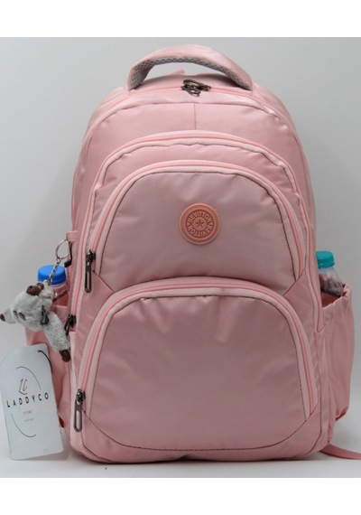 Özel Kumaş Pudra Unisex Okul Çantası 34600 Pembe