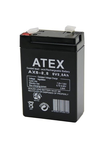 Akü İnce Akü 6v 2.8ah Amper