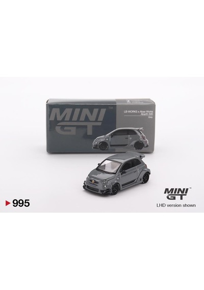 Mini Gt Abarth 595 Lb-works X Abas Works Grey 995 Çok Renkli