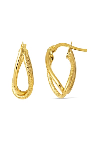 2,5 cm Çaplı 14 Ayar Asimetrik Altın Küpe KPDLY14K21909