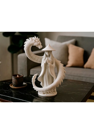 3d 15 Cm Çinli Kız Doğal Görünümlü Ev Dekorasyon Ürünü