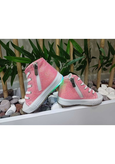Scarpe Magiche Sneaker Pembe Simli Işıklı Çocuk Ayakkabısı 31-35 Numara Arası Işıksızdır Pembe Scarpe Magiche Sneaker Pembe Simli Işıklı Çocuk Ayakkabısı 31-35 Numara Arası Işıksızdır Pembe