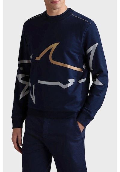 Paul & Shark Erkek Sweat 24411881 013 Lacivert Lacivert