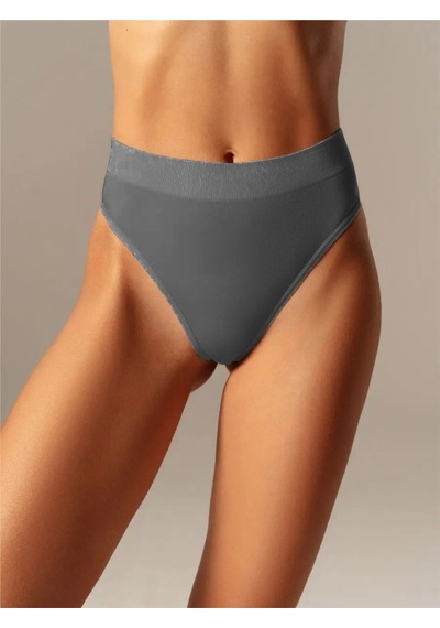 Navelli Model Seamless Beli Lastikli Rahat Tanga Külot Koyu Gri Renk Koyu Gri