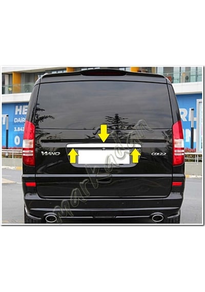 Db Chrome Mercedes Viano Krom Bagaj Çıtası 2004-2014 P.Çelik