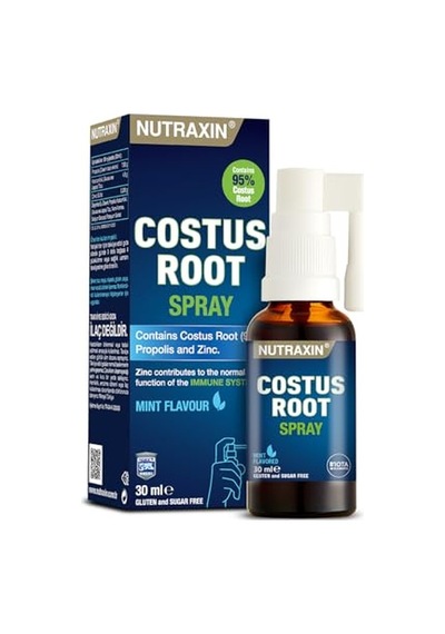 Nutraxin Costus Root Spray 30 Ml Vitamin Takviyesi