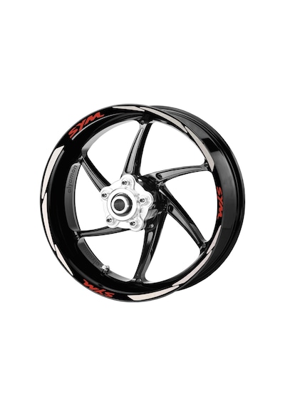 Deeb Sym Jant Şeridi Reflektif Beyaz Kırmızı Model S N11.33837