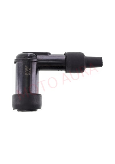 NGK BUJİ BAŞLIĞI LB05F 90 DERECE 5OHM 10MM-12MM SU GEÇİRMEZ SİYAH