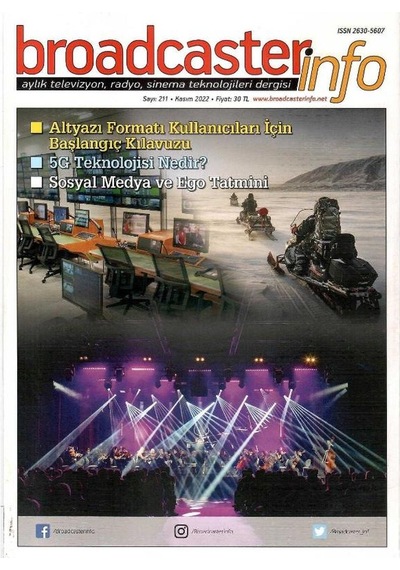 Broadcasterinfo:aylık Televizyon,radyo,sinema Teknolojileri Dergisi: Altyazı Formatı Kullanıcıları İçin Başlangıç Kılavuzu Sayı:211-kasım 2022 Retro Koleksiyon Eski Baskı