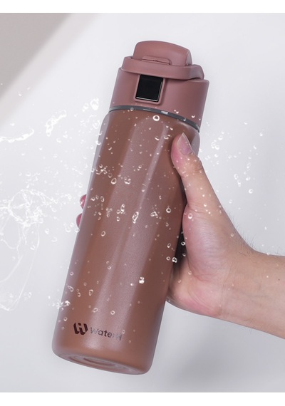 Waterh Boost Akıllı Termos Hidrasyon Takibi Yapan, Yalıtımlı 0,71l / 24oz Akıllı Şişe Kahverengi