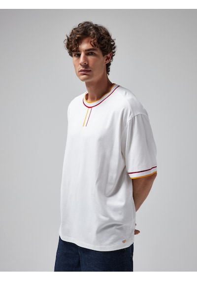 Gsstore X Midground Erkek T-shirt E251218 Beyaz