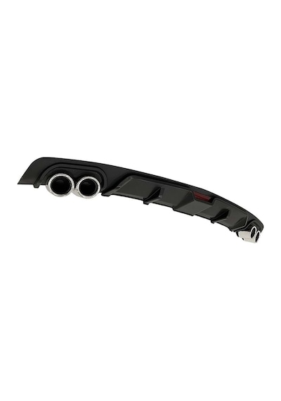 Fiat Bravo Siyah Difüzör 4 Krom Egzoz Görünümlü Difizör Arka Ek Body Kit 2006 -2016 Uyumlu