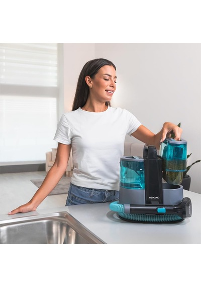 Cecotec Conga 4000 Carpet&spot Clean Xl Halı Ve Leke Temizleyici, 400w, Çift Su Tankı, Su Püskürtme, 12 Kpa Emiş Gücü, 5 M Etki Alanı
