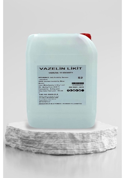 Vazelin Sivi Farma Kalite 15 Vizkozite 5 Lt