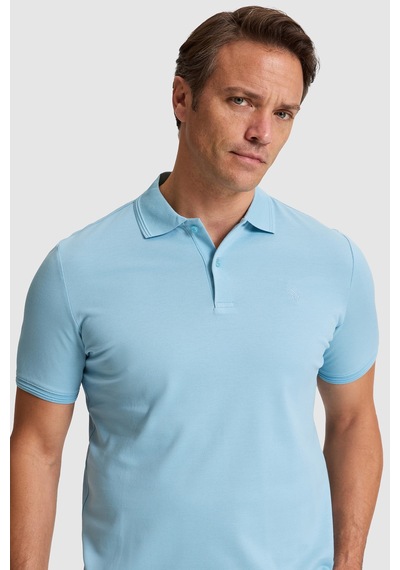 U.s. Polo Assn. Erkek Mavi Tişört Basic 50324938-vr036