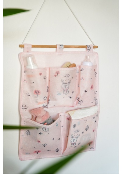 Serstil Pink Rabbit Serisi 2 Katlı Duvar Tipi Düzenleyici - 36 X 46 Cm